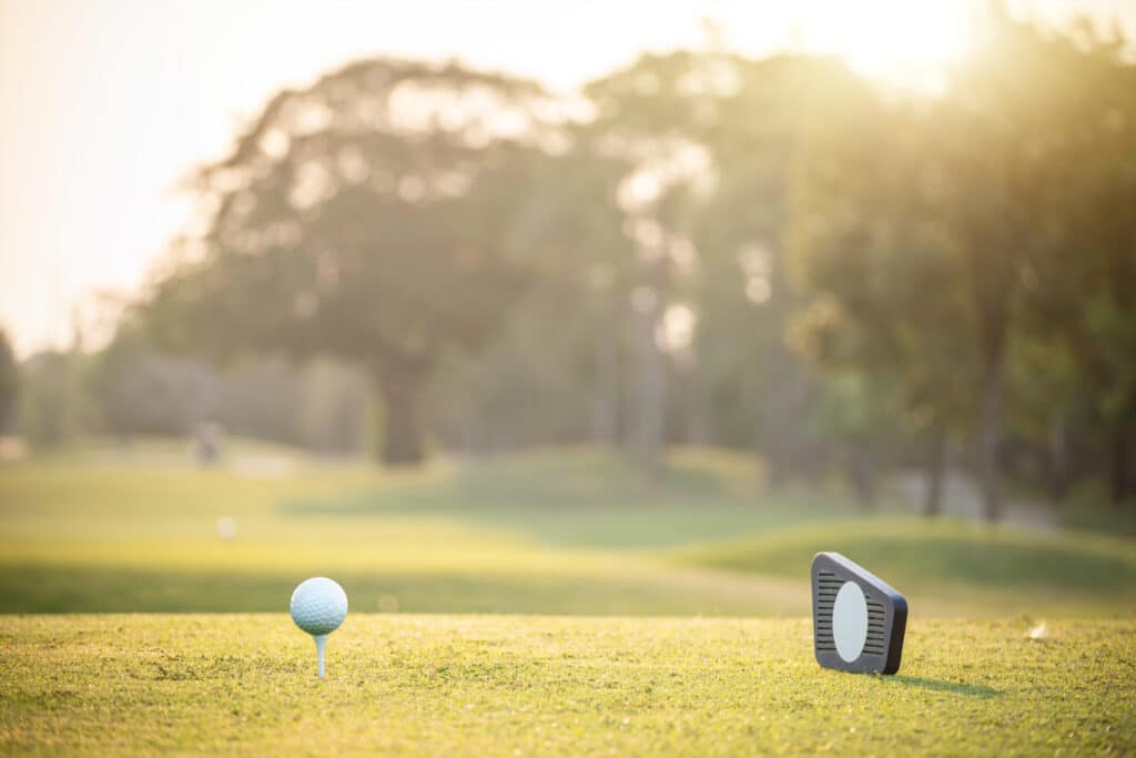 repères de départ blancs golf