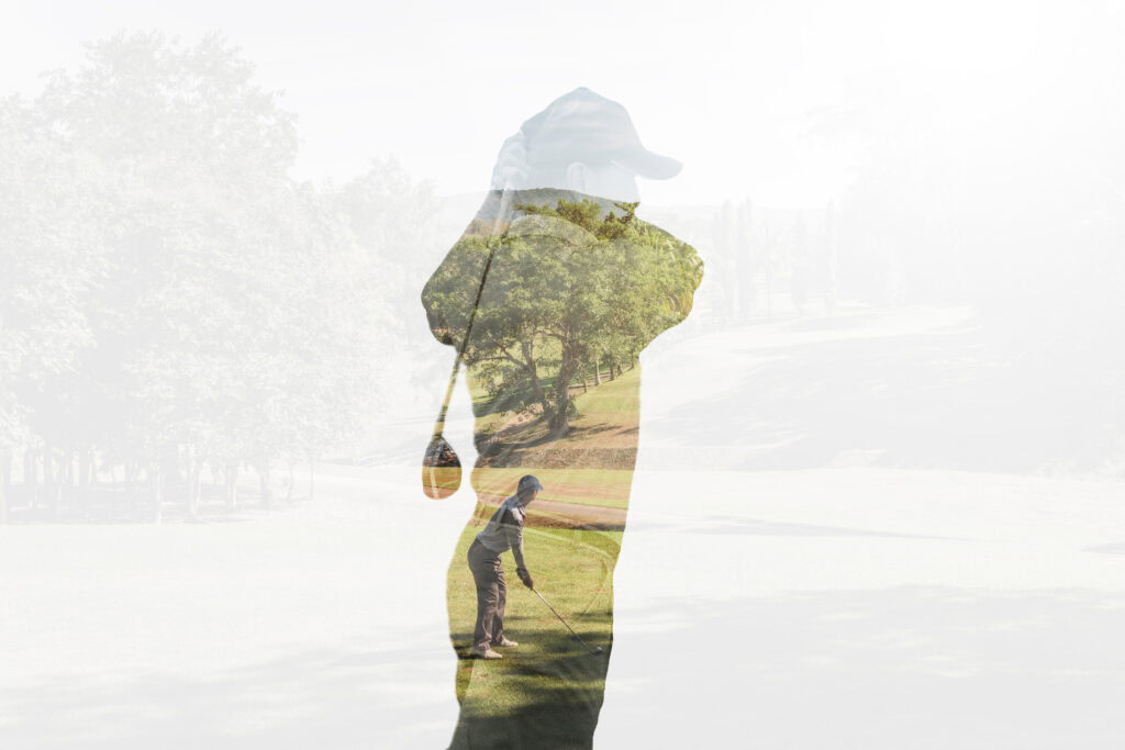 Tee shot après une séance de practice