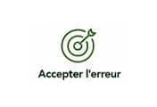 Icône accepter l'erreur