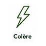 Icône colère