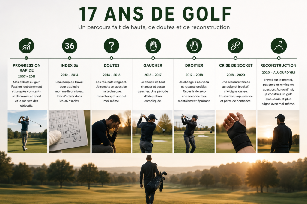 Mon historique golfique d'un point de vue mental