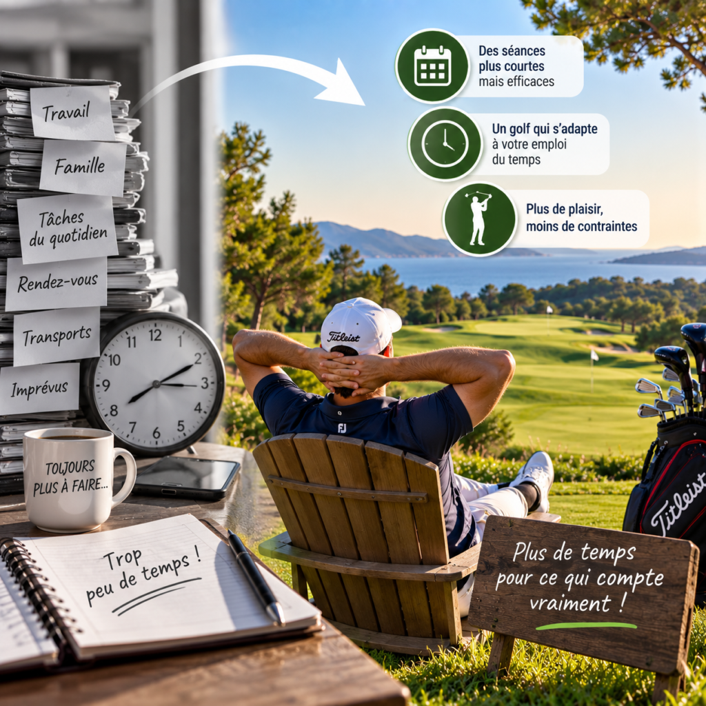 Avoir plus de temps pour développer son golf
