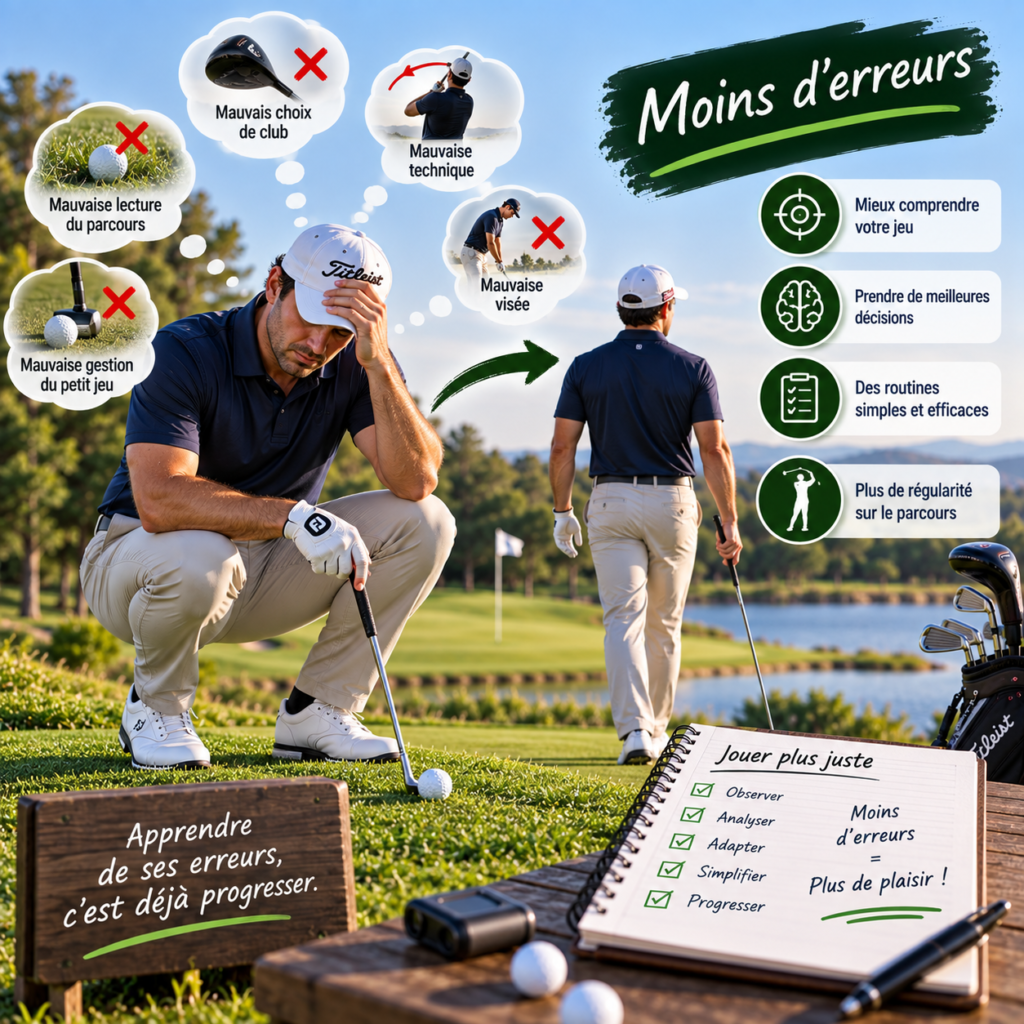 Eviter les erreurs sur le parcours de golf