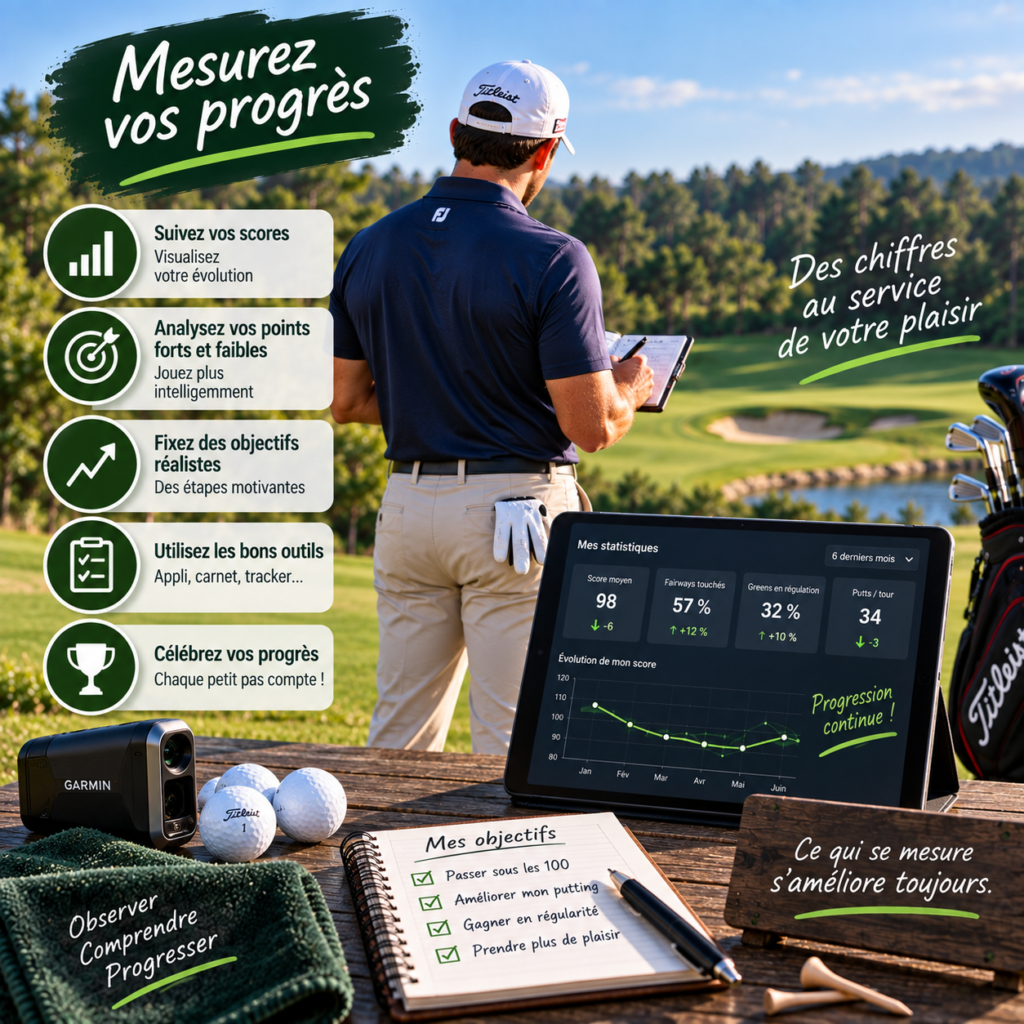 Mesurez sa progression au golf